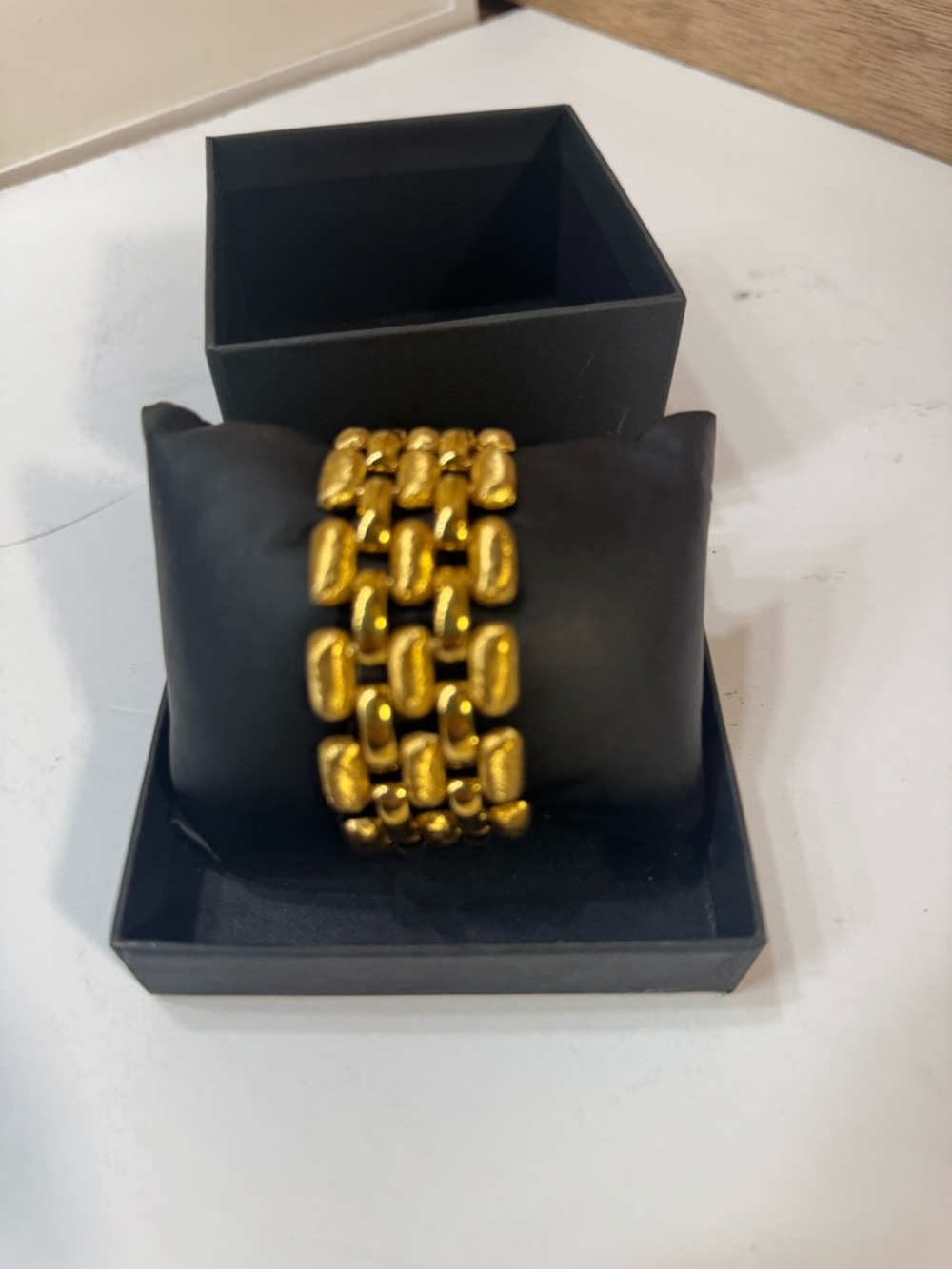 Napier Gold Link Statement Bracelet